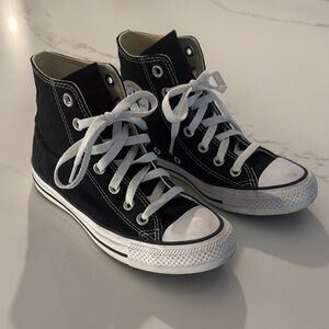 Converse Black and White High-Tops